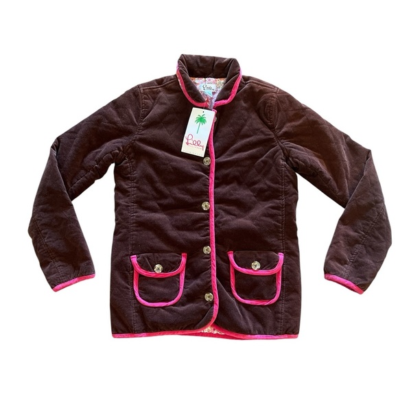 Lilly Pulitzer Other - Lilly Pulitzer Vintage/White Label Girl’s Charlie Coat Chocolate Brown Size 12